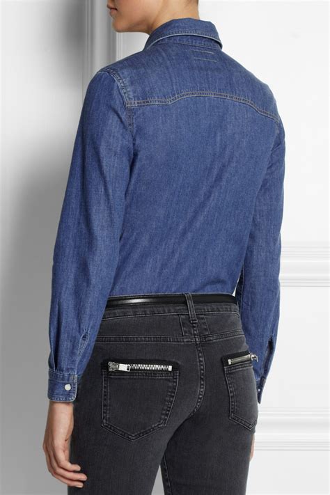 ysl shirt cheap|YSL denim shirt.